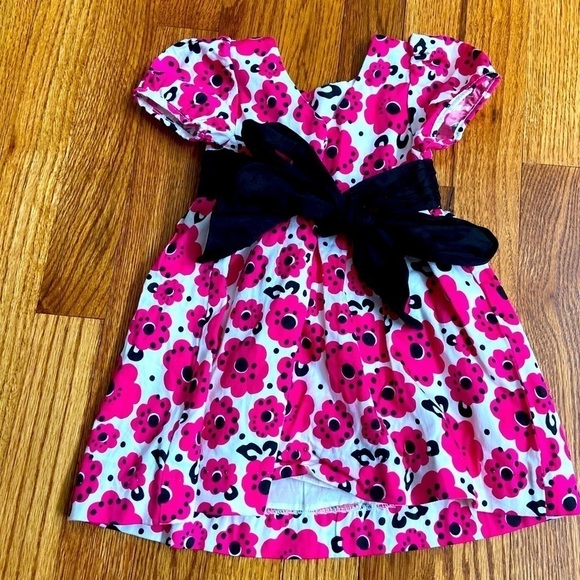 Hartstrings Baby 6-9 Month Floral Dress - Picture 2 of 3